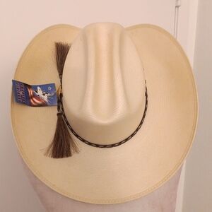 Stylish Cream Western Hat